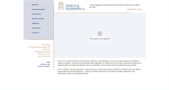 Desktop Screenshot of davis-harman.com