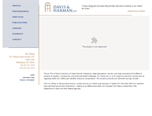 Tablet Screenshot of davis-harman.com